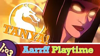 Mortal Kombat X Tanya All Character Dialogues, X-Ray and Fatalities! - Aarrff Playtime!