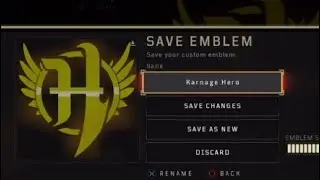 Karnage Hero Logo | BO4 Emblem Tutorial