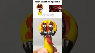 I made Sprunki OC Horror Pacman #sprunki #incredibox #art #clay #pacman @SkippiOMG