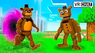 Freddy is TRAPPED in MINECRAFT in VRCHAT
