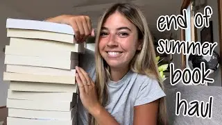 END OF SUMMER BOOK HAUL  |  20+ books