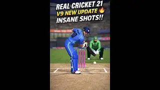 REAL CRICKET 21 V9 NEW UPDATE 😱🔥 | ULTRA GRAPHICS GAMEPLAY #shorts