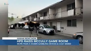 Police seize gambling devices, cash in game room raid