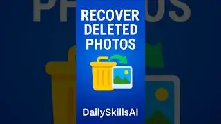 How to Quickly Recover Deleted Photos on iPhone & Android 📸♻️ #shorts #dailyskillsai