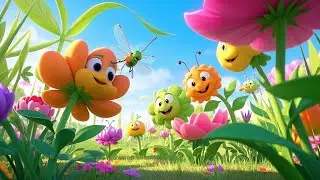 Itsy Bitsy Dragonfly | Nature Adventure Rhyme for Kids | Nursery Rhymes & Songs for Children