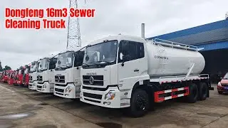 Dongfeng 6X4 16m3 Sewer Cleaning Truck| Vacuum Tanker