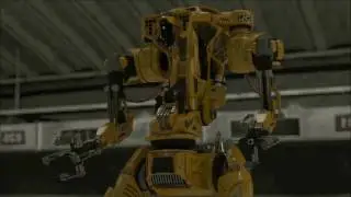 Construction Robot Sample Shots with Sound