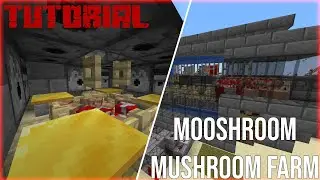 Semi-Automatic Mooshroom Mushroom Farm / Tutorial