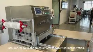 Atmosphere Tray Map Vacuum Packaging Machine for Food Induction Sealing Machine
