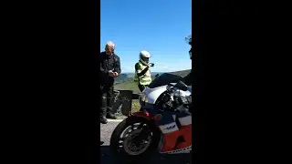Clapping for Random Biker on the Healy Pass