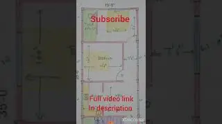 15 x 35 House Plan ll 2 bhk ghar ka naksha ll Ranjan Architect ll