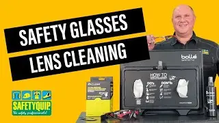 Boll&eacute; Safety Glasses Lens Cleaning Wipes 1651100 and Lens Cleaning Station B600