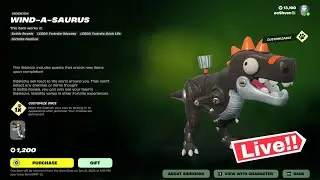 🔴 *NEW* FORTNITE WIND-A-SAURUS UPDATE! ITEM SHOP TODAY! (Chapter 7 LIVE)