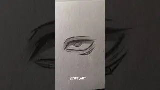 Drawing sukuna/yuji eyes..✨ #art #eyes #anime #sketch #shorts