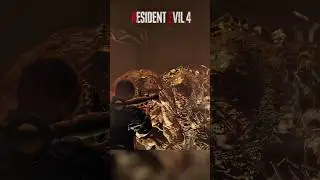 RESIDENT EVIL 4 BOSS FIGHT  😱 #gaming  #viral