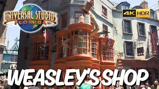 Weasley's Wizard Joke Shop Tour in Universal Studios Florida