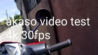 AKASO V50 PRO 2021 Motorcycle test|4k 30fps