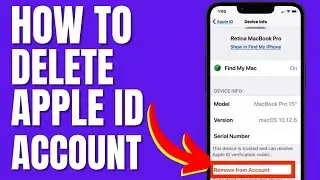 How To Delete Apple ID Account