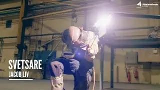 Svetsare yrkesfilm Jacob Liv