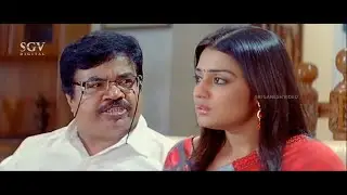 Nikhitha fooled Groom and Escaped from home | Comedy Scene | Vamshi Kannada Movie | Puneeth Rajkumar