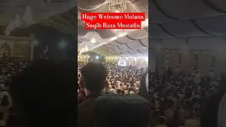 Huge Welcome By The People Of Attock City To Molana Saqib Raza Mustafia @MRSMofficial