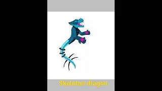 Skeleton dragon SpeedPaint
