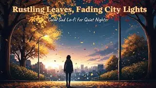 Rustling Leaves, Fading City Lights 🍂 | Calm Sad Lo-fi for Quiet Nights  | MUSIC NO COPYRIGHT