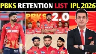 Punjab Kings 2026 Retention and released player List |