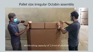 Octabin quick Explainer - How to assemble an Irregular shape Octabin (Silver Packages Pvt Ltd)