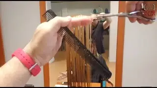 Cortando una melena degradada