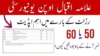 Aiou CMS Result Complete Information About RE or ARE ll Aiou Advertisement Spring 2021