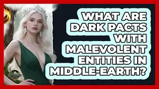 What Are Dark Pacts With Malevolent Entities In Middle-earth? - Echoes Of The Ring