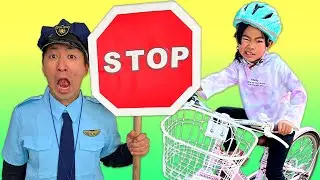 【寸劇】ルールとマナーを守って安全に自転車に乗ろう！ 　教育　Kaede and Ahtan Learn Simple Rules for Children about Riding Bicycles