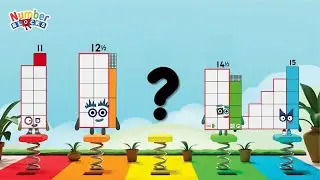 Numberblocks 0.5 decimal multiplication by 21 to 30 | 0.5 times table | learn to count  @ColorArt_id