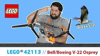 LEGO&reg; 42113 🚁✈️ Bell&trade; Boeing&trade; V-22 Osprey&trade; |▶️| Speedbuild, Fakten, Fazit 💬 | 🎥 4K | 🖖 BloxxStar