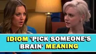 Idiom 'Pick Someone's Brain' Meaning