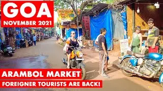 GOA | Arambol Market - Arambol Beach Road! | November- 2021 | Goa Vlog | Goa Shopping Vlog |