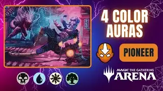 💧💀🌳🔆 4-цветные ауры | Pioneer | Геймплей Magic the Gathering Arena | TLA | BO1