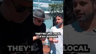 Interviewing local Los Angeles DJ legends. #ectwins #dj #losangeles #party