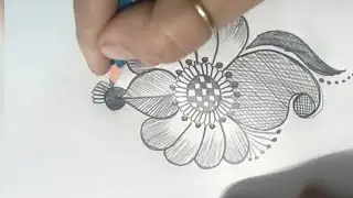 Easy mehndi design||very very simple pencil Mehndi drawing||special mehndi design||