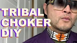Tribal  Choker Tutorial  EP2 #tribalchoker #tribalbeads #nativeart
