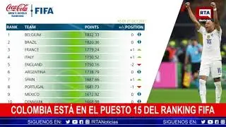 Colombia est&aacute; en el puesto 15 del ranking Fifa