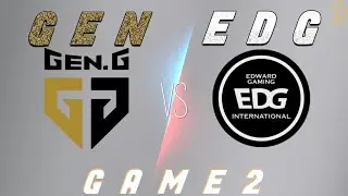 GEN vs EDG Game 2 | Worlds 2021 Semifinals Day 2 | Gen.G vs EDward Gaming