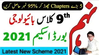 9th Class Biology Pairing Scheme 2022 - Biology scheme 9th Class 2022