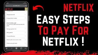 How to Pay Netflix - Subscription Payment !