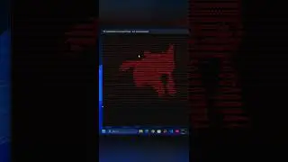 CMD animation part 3 #cmd #animation #windows #coding #tech #funny #cmdcodes #cmdtrick