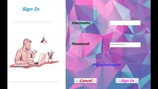 Java Modern Login page gui design| Java netbeans GUI Design sign in page