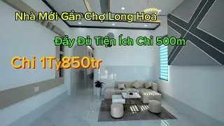 (MS95)Nhà Mới Gần Chợ Long Hoa/Toà Thánh Chỉ 500m/Chỉ 1Tỷ850tr LH 0987650130 Em Nghĩa Hỗ Trợ Ạ 