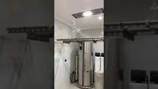 Gi&agrave;n phơi điều khiển gắn  trần / Ceiling-mounted controlled drying rack
