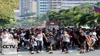 Go Skateboarding Day in Philippines with hundreds skate on Manila streets